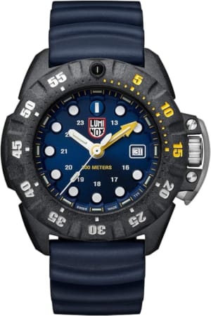 Luminox Scott Cassell Deep Dive Blue Dial Rubber Strap Men's Watch XS.1553