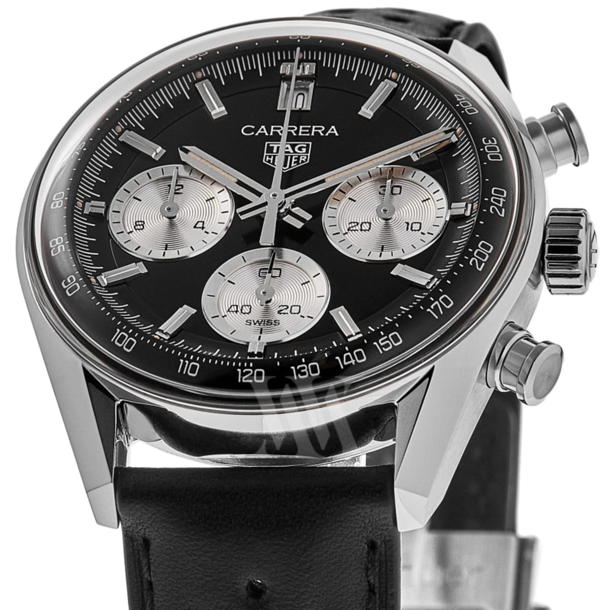 TAG Heuer Carrera Chronograph 39mm Mens Watch Black CBS2210.FC6534