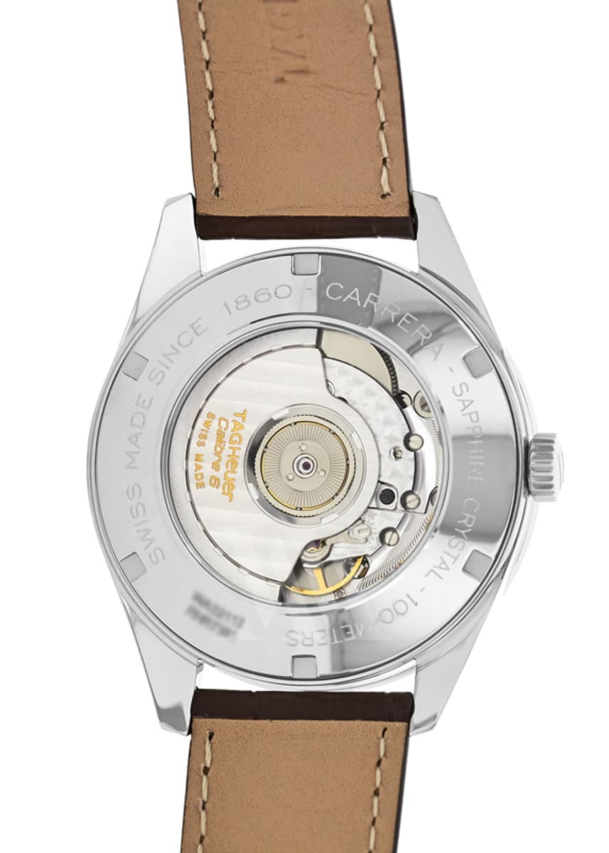 Tag Heuer Carrera Heritage Automatic Silver Dial Leather Tag Heuer Carrera Heritage Automatic Silver Dial Leather