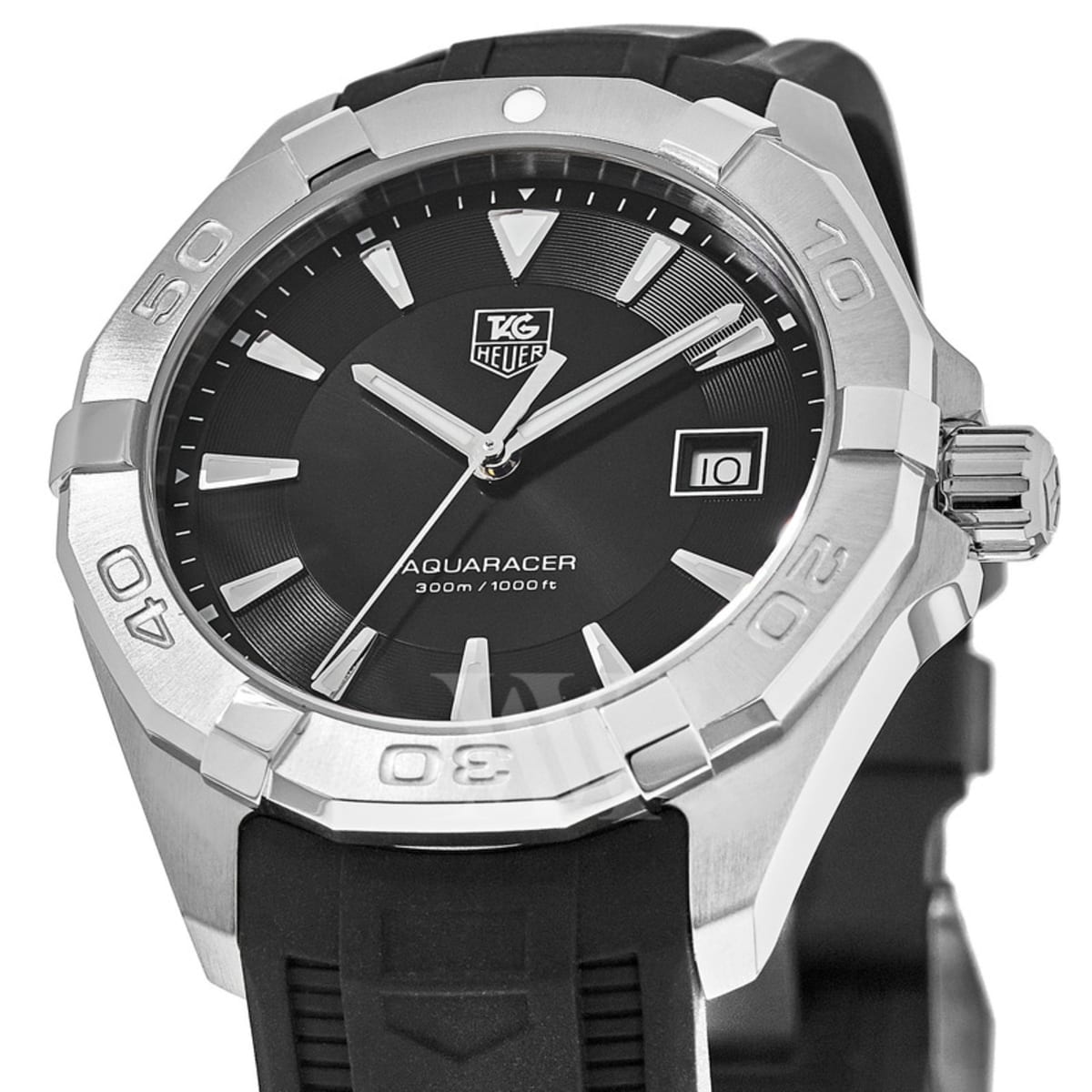 Tag Heuer Aquaracer 300M 41MM Black Dial Rubber Strap Men's Tag Heuer Aquaracer 300M 41MM Black Dial Rubber Strap Men's