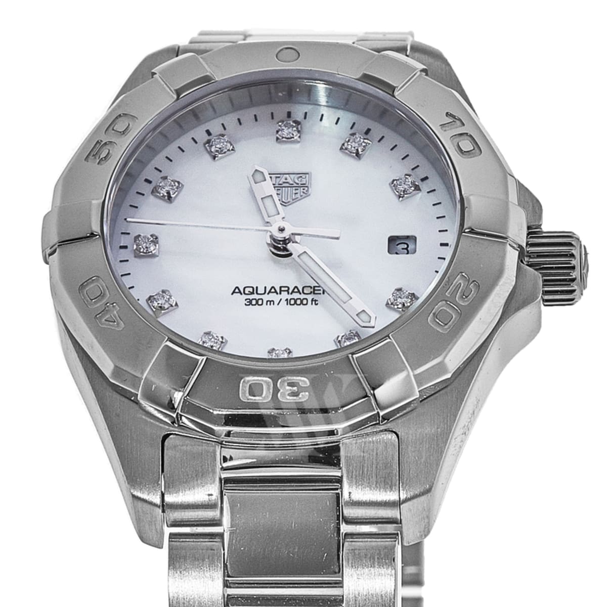 Tag Heuer Aquaracer Lady 300M 27MM Mother of Pearl Diamond