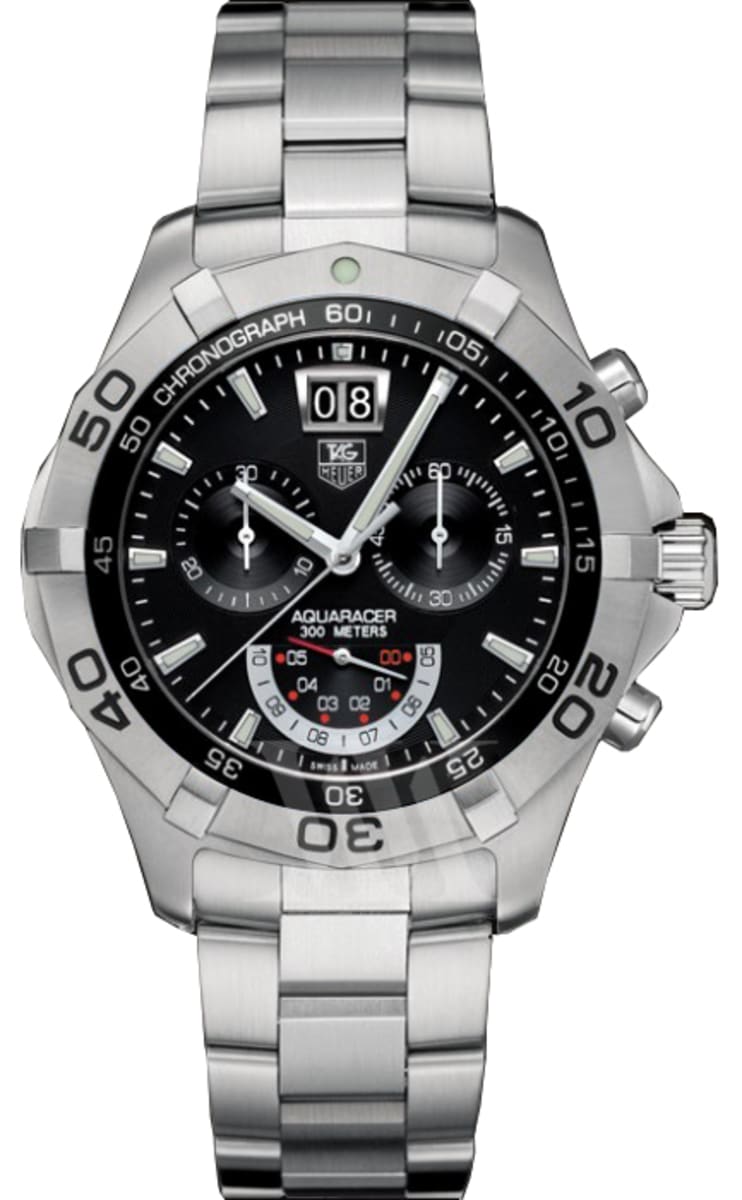 Tag Heuer Aquaracer Grande Date Quartz Chronograph Men s Watch CAF101A.BA0821