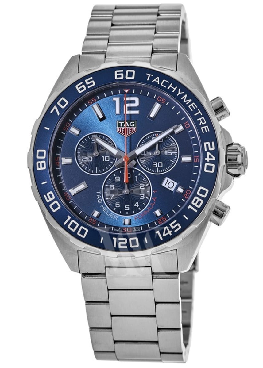 Tag Heuer Formula 1 Quartz Chronograph Blue Dial Steel Men's Watch CAZ1014.BA0842