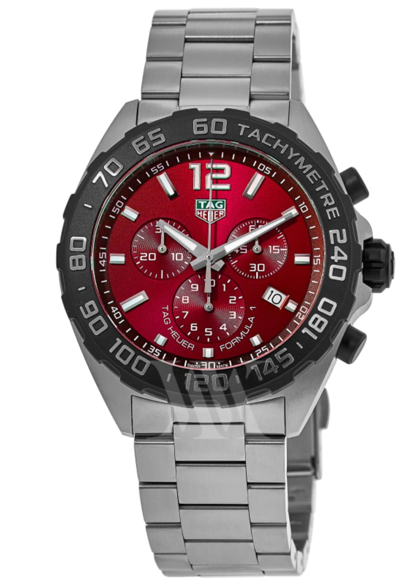 T & C　TAG Heuer Formula 1 クオーツ時計 レッド Tag Heuer Formula 1 Quartz Chronograph Men's Watch CAZ101AN.BA0842