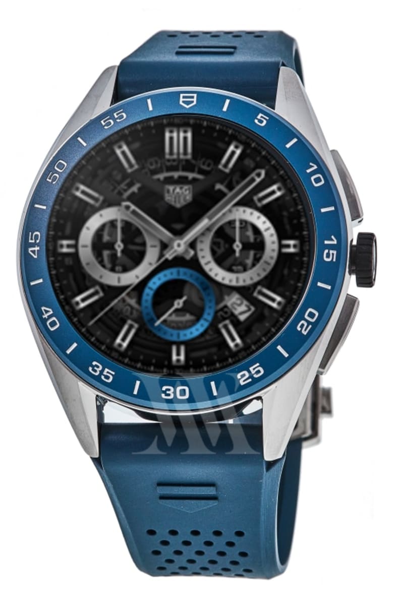 TAG Heuer Connected - Steel Case 45 mm - Blue Rubber Strap