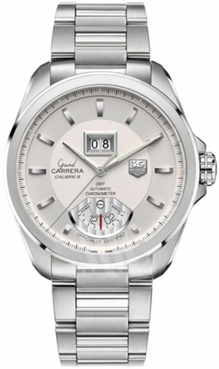 TAG Heuer Grand Carrera Steel White Dial Automatic Mens Watch