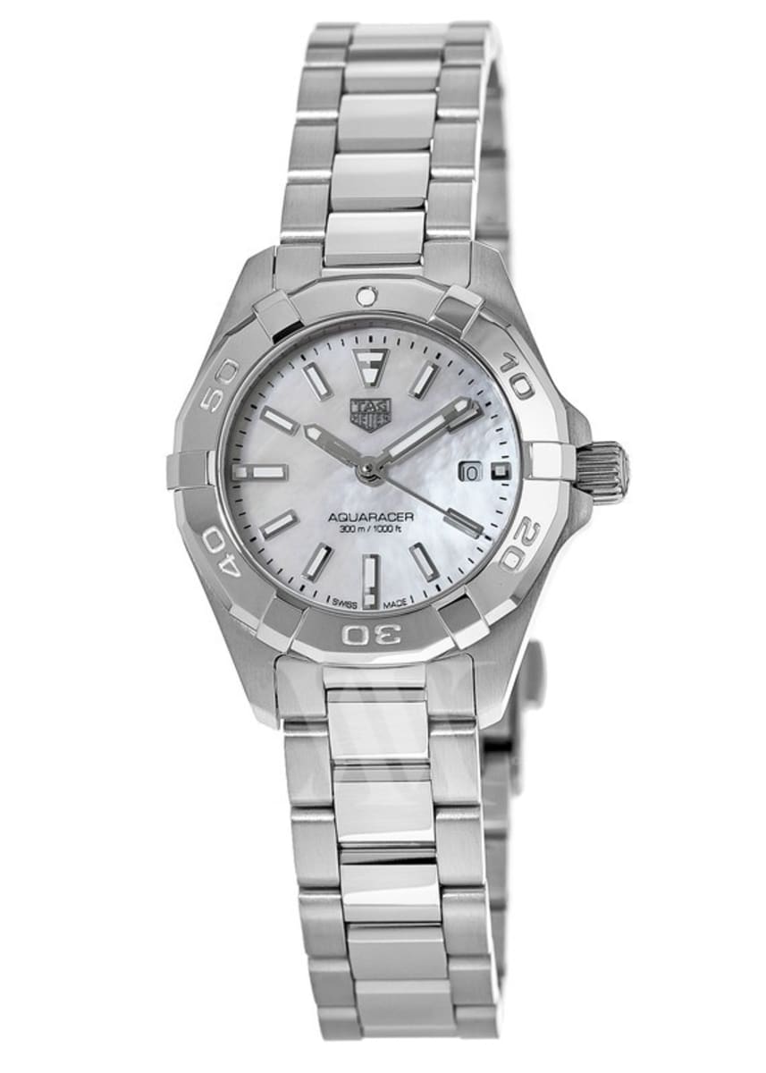Tag Heuer Aquaracer White Mother of Pearl Dial Ladies Watch
