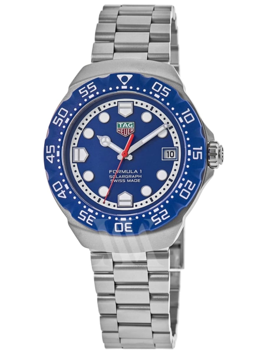 Tag Heuer Formula 1 Solargraph Blue Dial Stainless Steel Men's