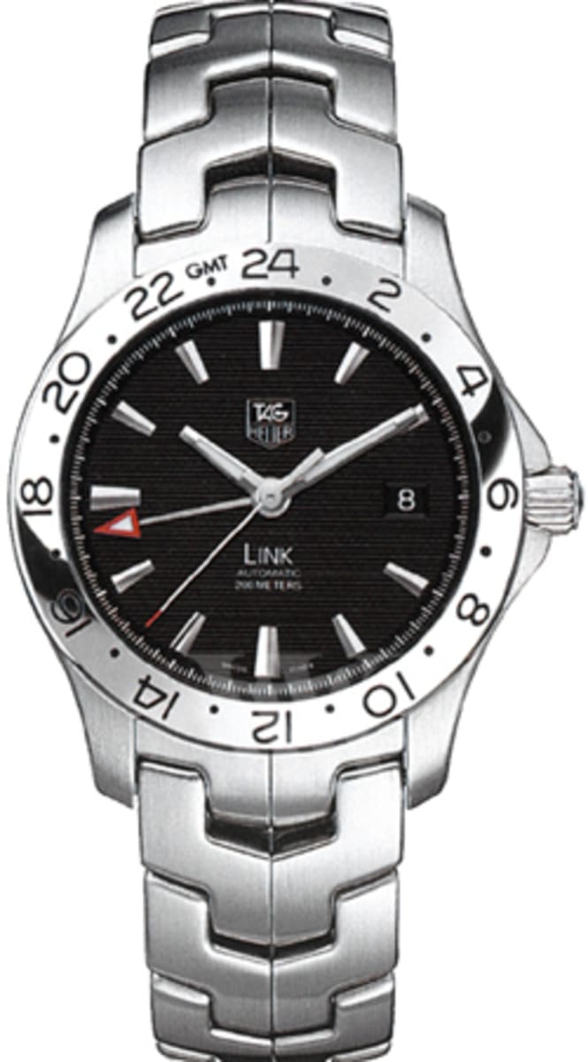 TAG HEUER Link WJF2116 GMT date black Dial Automatic Men\'s Watch_938529 TAG HEUER Link WJF2116 GMT date black Dial Automatic Men main image 2