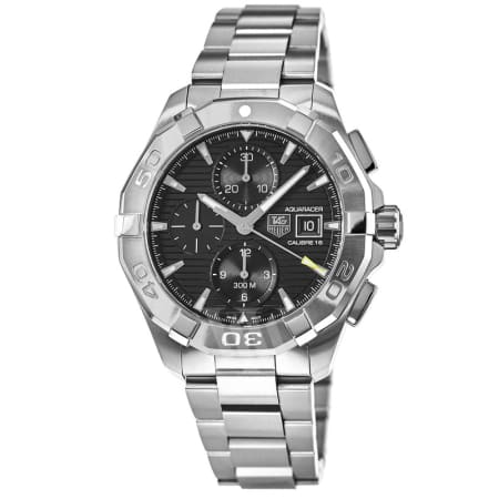 Tag Heuer Aquaracer 300M Automatic Chronograph Calibre 16 Black Dial ...