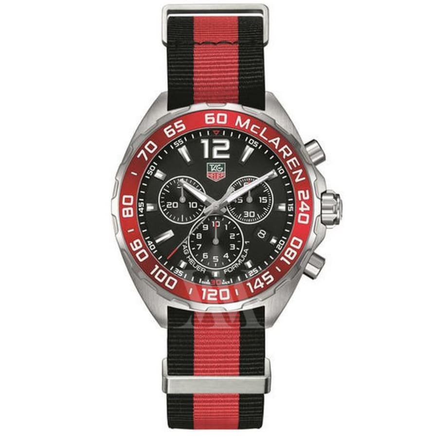 TAG Heuer Formula 1 Chronograph 43mm Red Dial Men's Watc