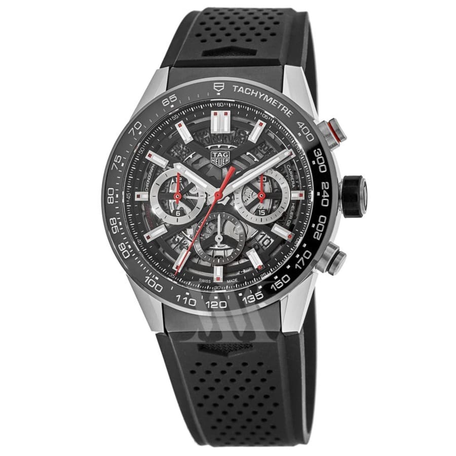 Tag Heuer Carrera Calibre Heuer 02 Ceramic Bezel Skeleton Dial 