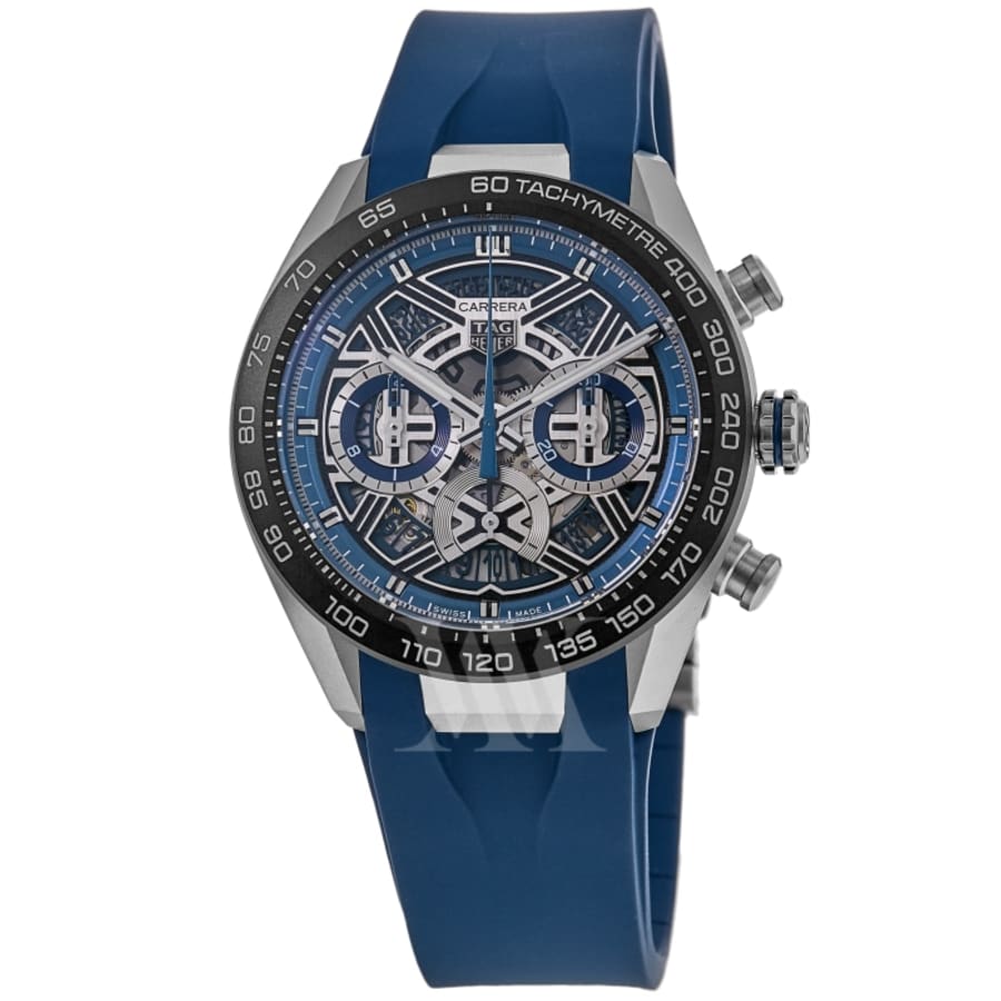 TAG Heuer アナログ腕時計 ダークブルー Tag Heuer Carrera Chronograph Men's Watch CBU2081.FT6274