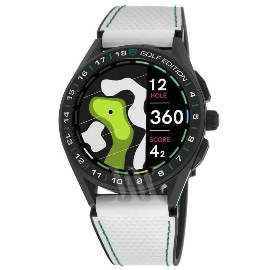 Montre connectée golf tag heuer hot sale