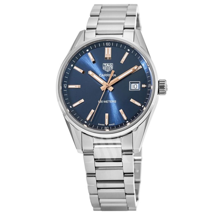 Tag Heuer Carrera Quartz Blue Dial 39mm Steel Women s Watch WAR1112.BA0601