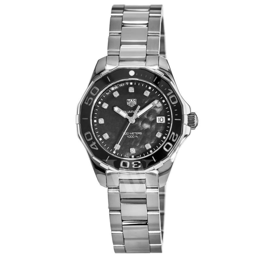 ブラックレディーページ Tag Heuer Aquaracer Lady 300M 35MM Women's Watch WAY131M.BA0748