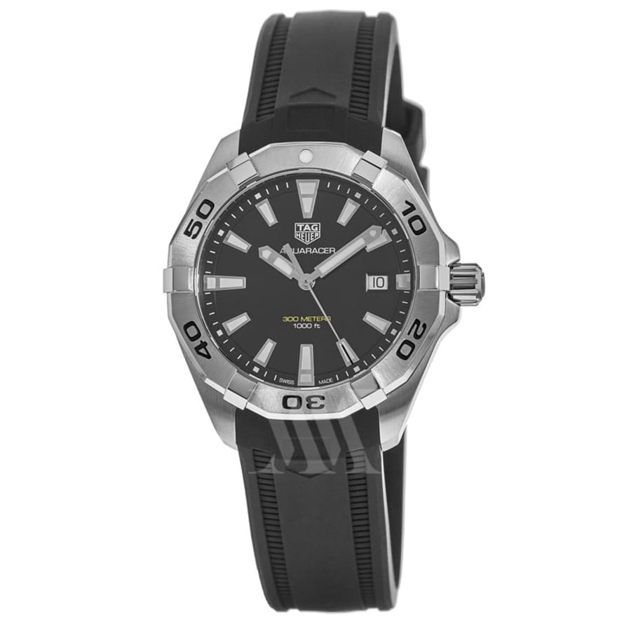 Tag Heuer Aquaracer 300M 41MM Black Dial Rubber Strap Men's Tag Heuer Aquaracer 300M 41MM Black Dial Rubber Strap Men's