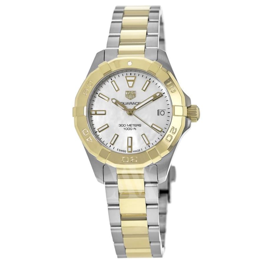 Tag heuer gold and stainless steel deals