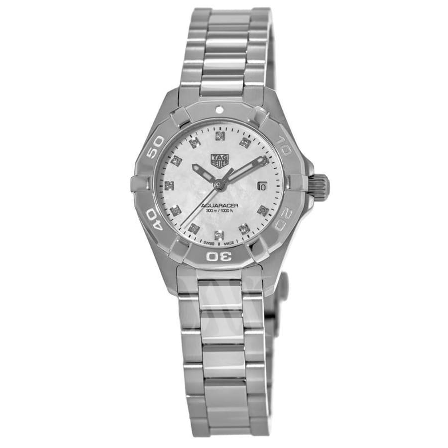 【年間ランキング6年連続受賞】 Tag Diamond Pearl of Mother 27MM 300M Lady Aquaracer Heuer 時計