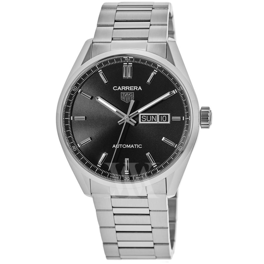 TAG HEUER Carrera WBN2010 Caliber 5 day date Automatic Men\'s Watch TAG Heuer Carrera Calibre 5 41mm Day-date NEW Black Dial  main image 3