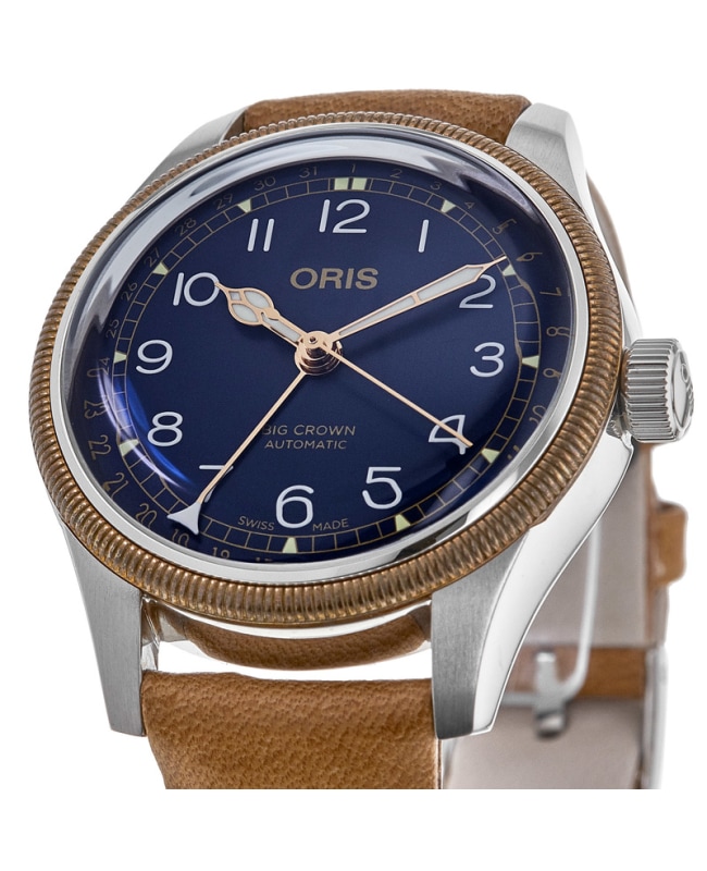 あお Oris Big Crown Pointer Date Unisex Watch 01 754 7749 4365-07 5 17 66