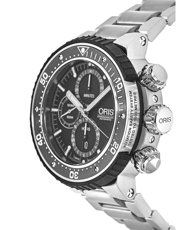 Oris ProDiver Chronograph Men's Watch 01 774 7727 7154- Set