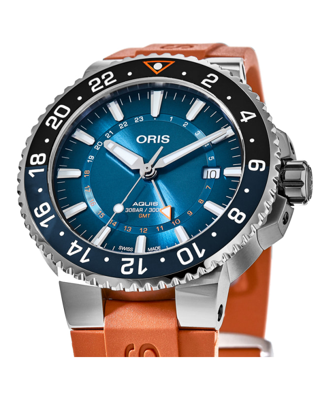 Oris Aquis GMT Date Carysfort Reef Limited Edition Men's Watch 01