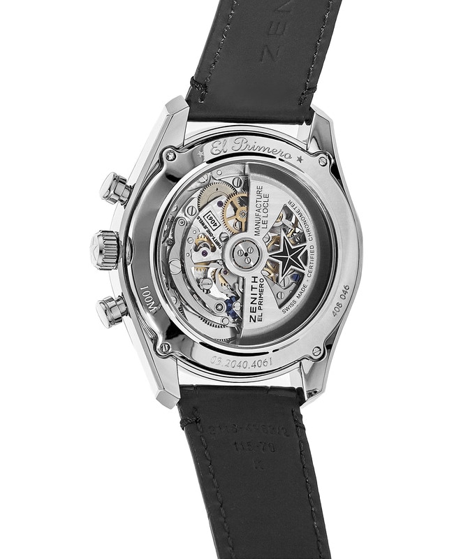 Zenith Chronomaster El Primero Open 42mm Dial Black Leather