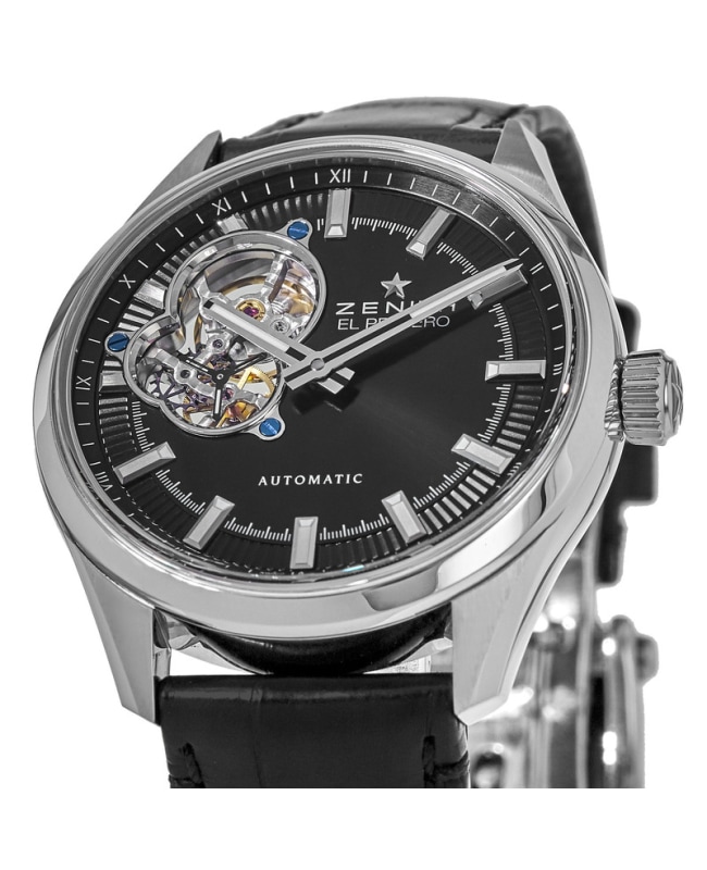 Zenith El Primero Synopsis 40mm Black Dial Leather Strap Zenith El Primero Synopsis 40mm Black Dial Leather Strap