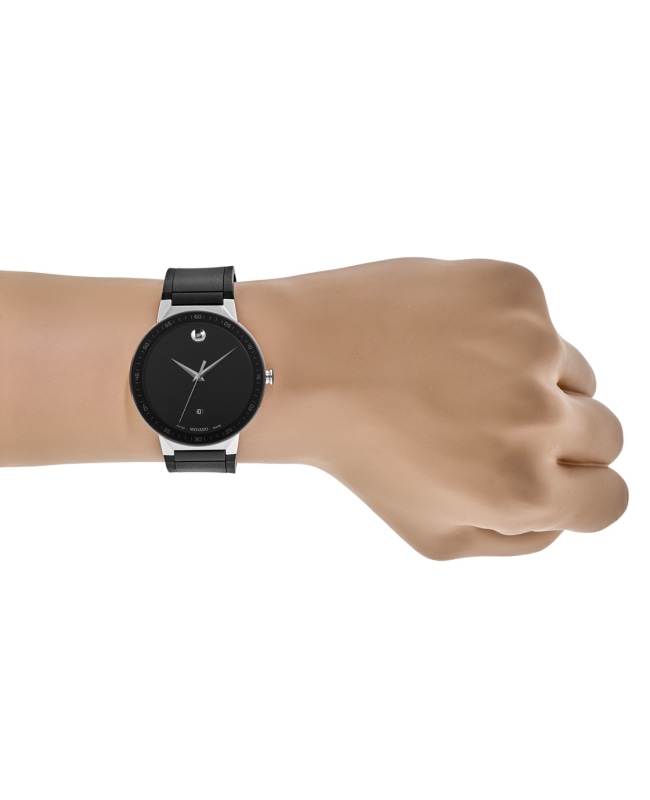 Movado sapphire black online