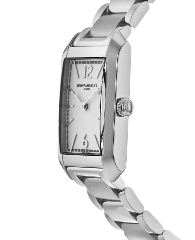Baume Mercier Hampton Quartz Silver Dial Steel Women s Watch 10473