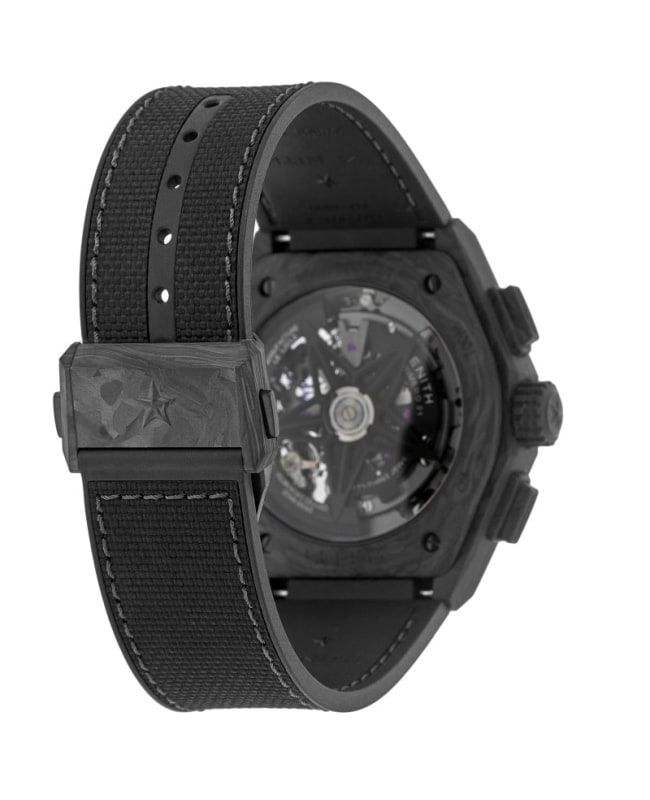 Zenith Defy Black Carbon Automatic Skeleton Dial Men's Watch  10.9000.9004/96.R921 