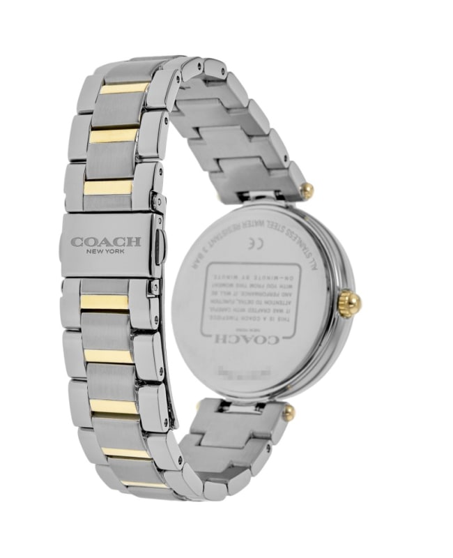 Coach Park White Dial Two-Tone Steel Women's Watch 14503100