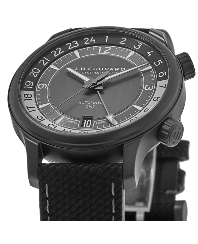 ゅぁϻɑϻ Pre-Owned Chopard L.U.C GMT One Black Limited Edition 168579