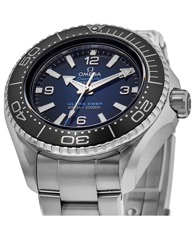Omega Seamaster Planet Ocean 6000M Co Axial Master Chronometer 45.5 mm Ultra Deep Blue Dial Steel Men s Watch 215.30.46.21.03.001