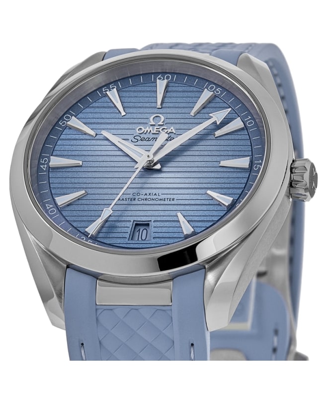 Omega aqua terra day date blue sale