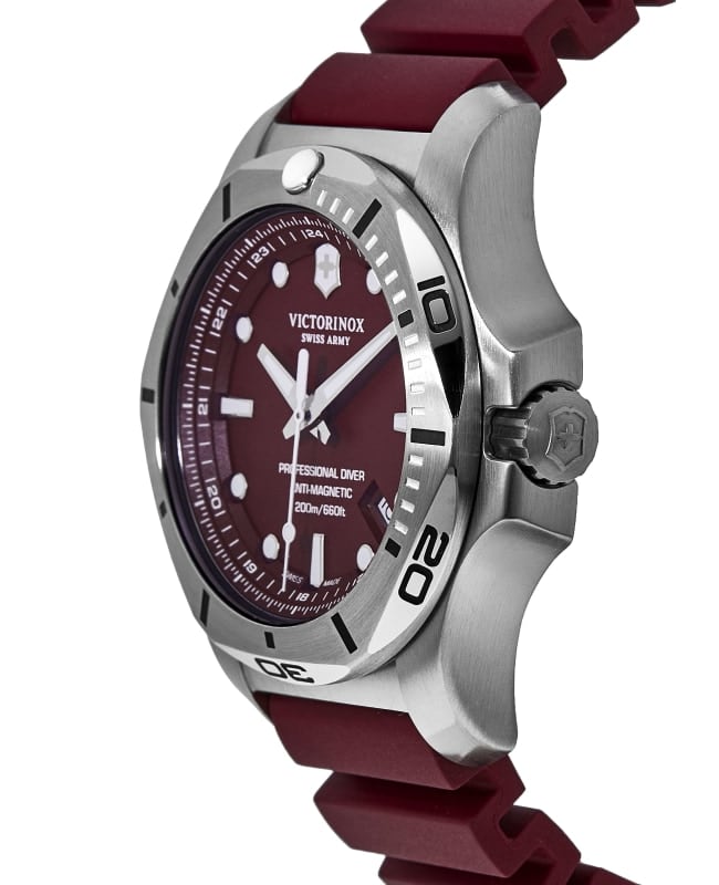 Swiss army online watch red face
