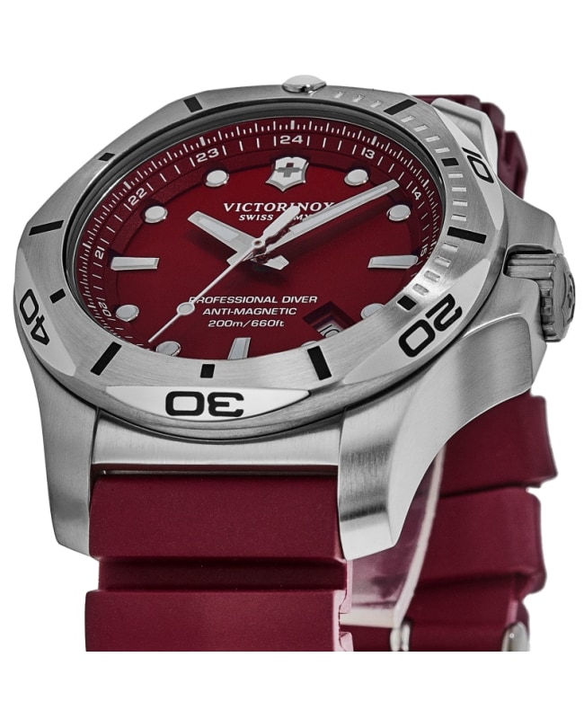 Swiss army watch red face shop