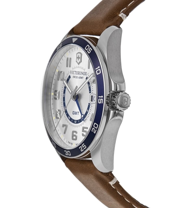 Victorinox Swiss Army Fieldforce GMT Classic Quartz Silver