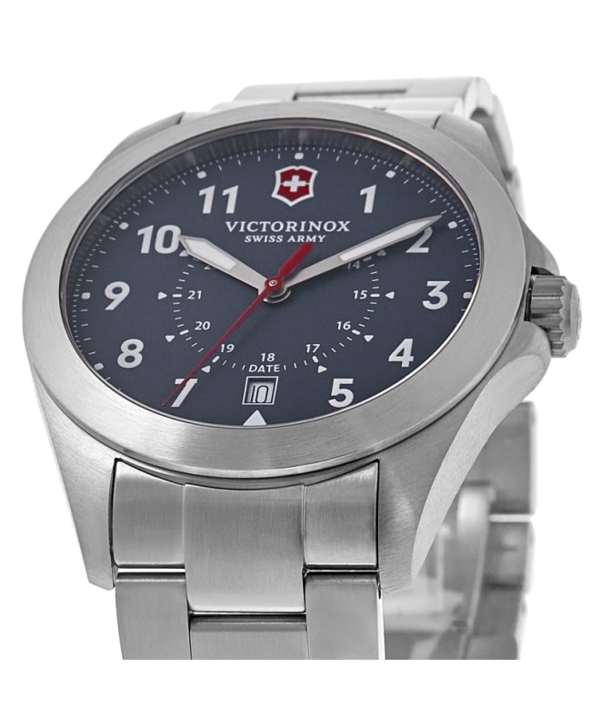 Victorinox Swiss Army Heritage Quartz Blue Dial Steel Men's