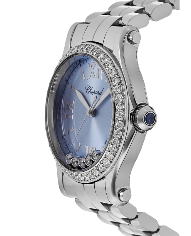 Chopard Happy Sport Medium 36mm Light Blue Dial Custom Chopard Happy Sport Medium 36mm Light Blue Dial Custom