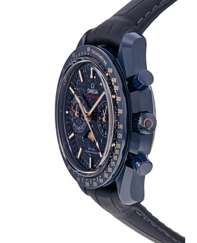 Omega speedmaster blue side of the moon aventurine sales