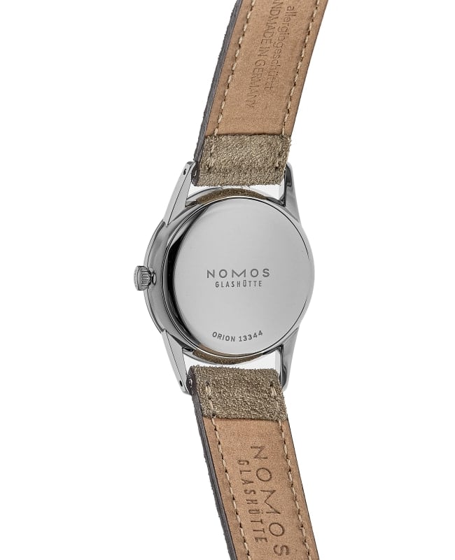 Nomos Glashutte Orion 33 White Dial Leather Strap Women s Watch 321
