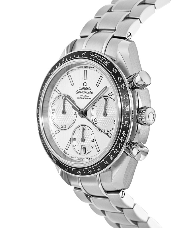 Omega Speedmaster Racing Chronometer Silver Chronograph Dial Steel