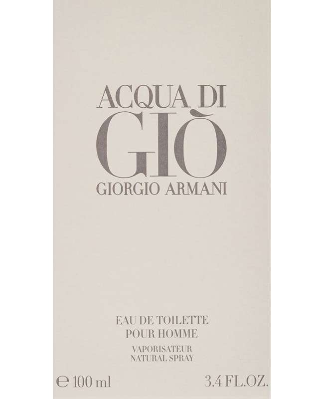 Giorgio Armani Acqua Di Gio By Giorgio Armani For Men. Eau De Toilette Spray 3. 4 Ounces