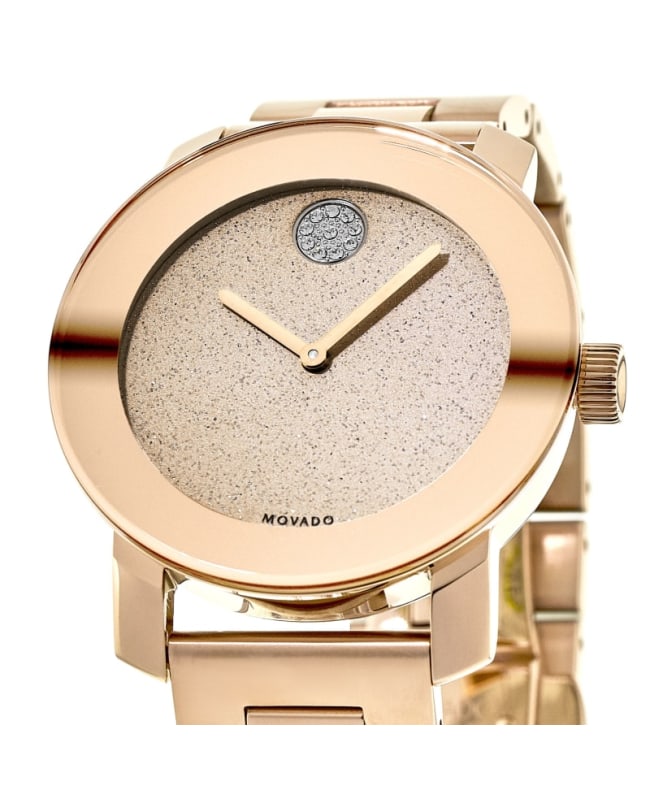 Movado Bold Rose Gold Ion Plated 36mm Women s Watch 3600335 SD