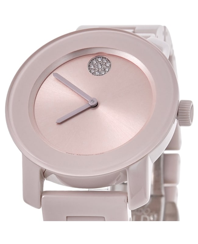 Movado bold pink watch sales