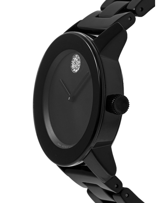 Movado Bold Black Dial Ceramic Women s Watch 3600803 WatchMaxx