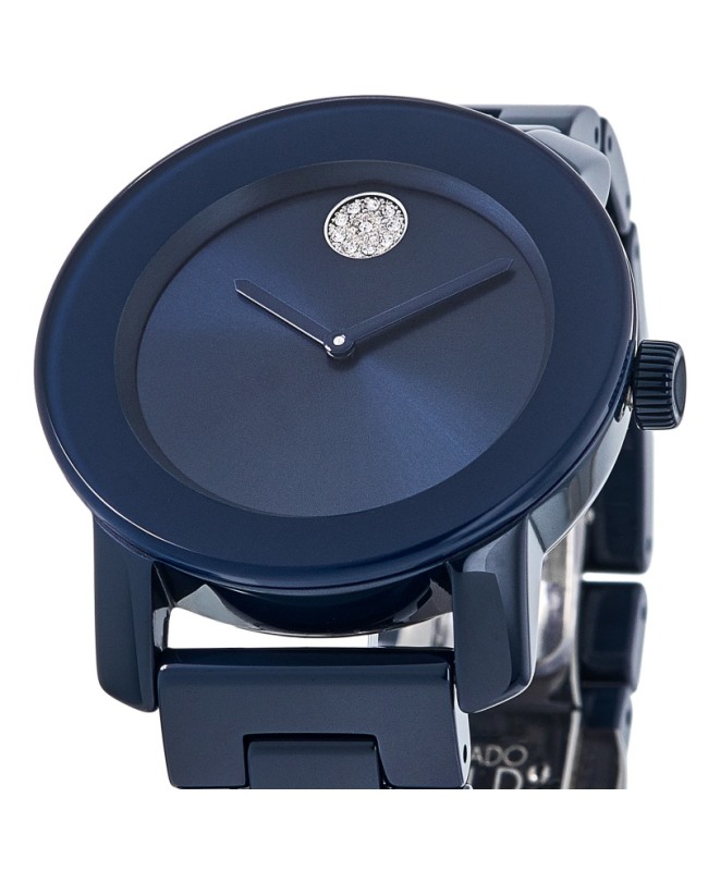 Women's blue movado watch hotsell