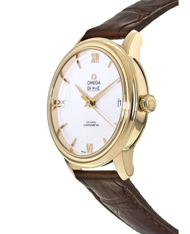 Omega De Ville Prestige Co-Axial 32.7mm Mother of Pearl 18kt